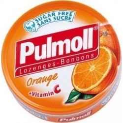 Pulmoll Καραμέλες Πορτοκάλι με Βιταμίνη C 45gr